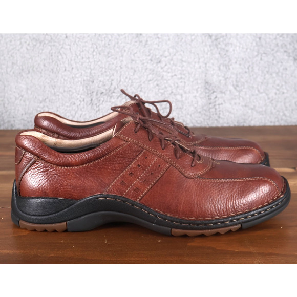 VINTAGE Clarks Shoes 11.5 Brown Walk Vibe Oxford Leather Casual Comfort Y2K main image 8